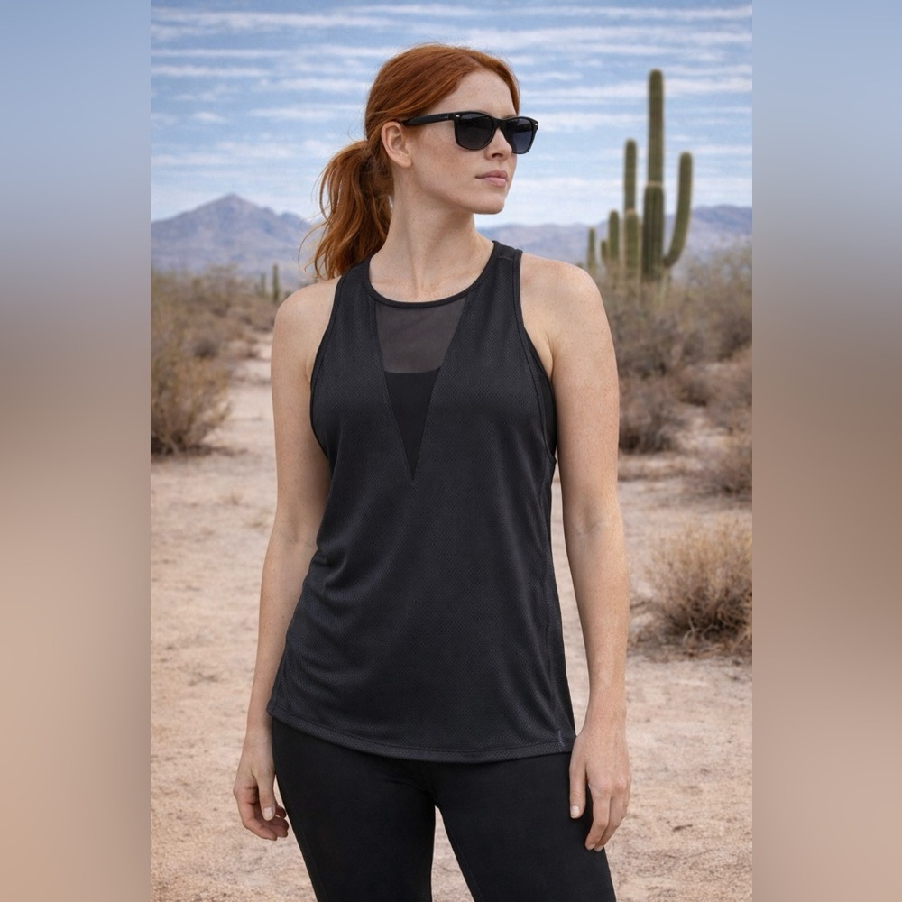 Nike Zonal Cooling Racerback Athletic Tank Top Black Women’s Small